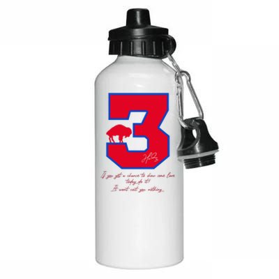 Love For 3 Pray For Damar Strong Aluminum Water Bottle