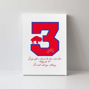 Love For 3 Pray For Damar Strong Canvas