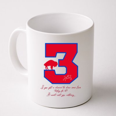 Love For 3 Pray For Damar Strong Coffee Mug