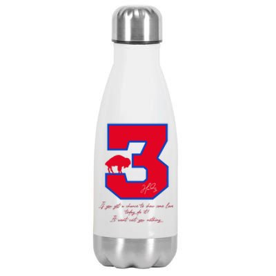 Love For 3 Pray For Damar Strong Stainless Steel Insulated Water Bottle