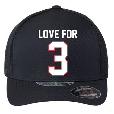 Love For 3 Buffalo Football Tribute Flexfit Unipanel Trucker Cap
