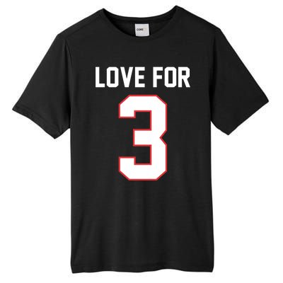 Love For 3 Buffalo Football Tribute Tall Fusion ChromaSoft Performance T-Shirt