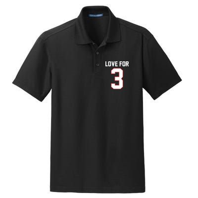 Love For 3 Buffalo Football Tribute Dry Zone Grid Polo