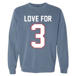 Love For 3 Buffalo Football Tribute Garment-Dyed Sweatshirt