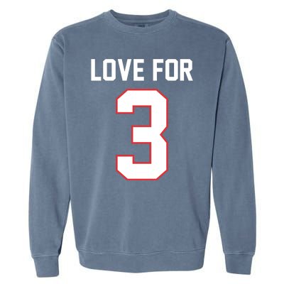 Love For 3 Buffalo Football Tribute Garment-Dyed Sweatshirt