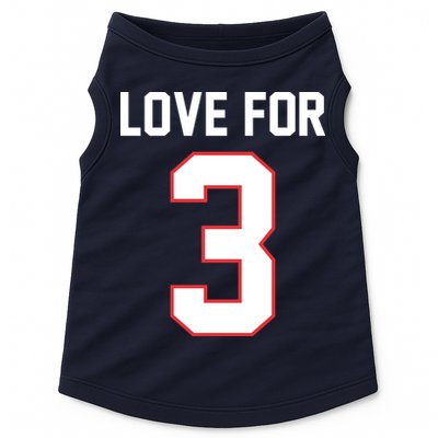Love For 3 Buffalo Football Tribute Doggie Tank