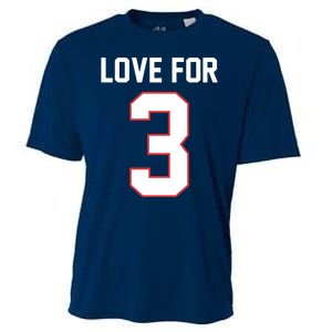 Love For 3 Buffalo Football Tribute Cooling Performance Crew T-Shirt