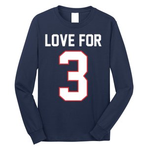 Love For 3 Buffalo Football Tribute Long Sleeve Shirt