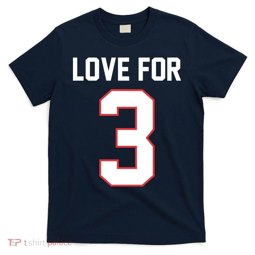 Love For 3 Buffalo Football Tribute T-Shirt