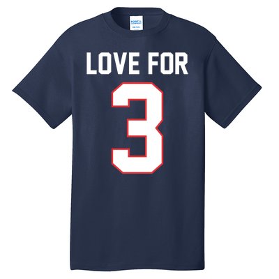 Love For 3 Buffalo Football Tribute Tall T-Shirt