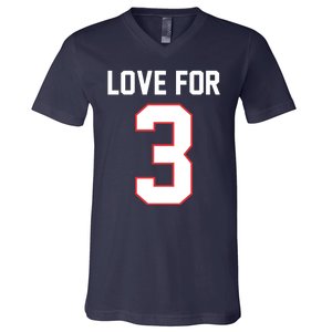 Love For 3 Buffalo Football Tribute V-Neck T-Shirt