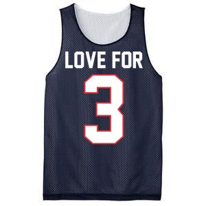 Love For 3 Buffalo Football Tribute Mesh Reversible Basketball Jersey Tank