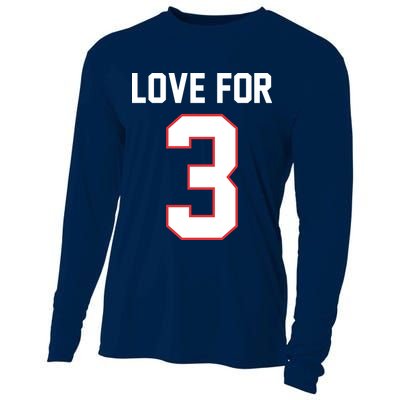Love For 3 Buffalo Football Tribute Cooling Performance Long Sleeve Crew