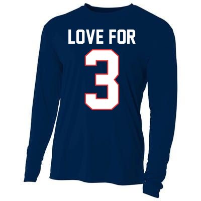 Love For 3 Buffalo Football Tribute Cooling Performance Long Sleeve Crew