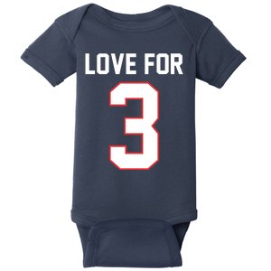 Love For 3 Buffalo Football Tribute Baby Bodysuit