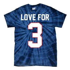 Love For 3 Buffalo Football Tribute Tie-Dye T-Shirt