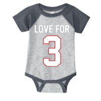 Love For 3 Buffalo Football Tribute Infant Baby Jersey Bodysuit