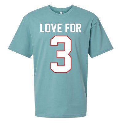 Love For 3 Buffalo Football Tribute Sueded Cloud Jersey T-Shirt