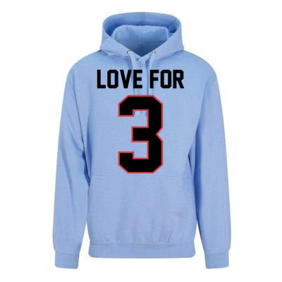 Love For 3 Buffalo Football Tribute Unisex Surf Hoodie