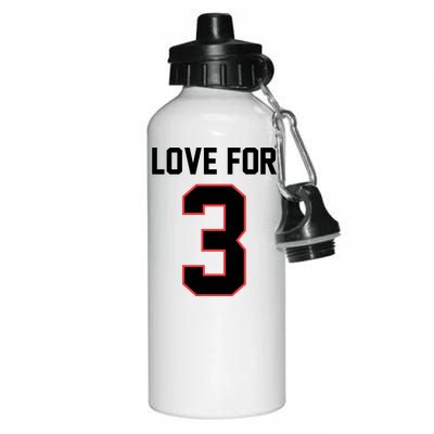 Love For 3 Buffalo Football Tribute Aluminum Water Bottle