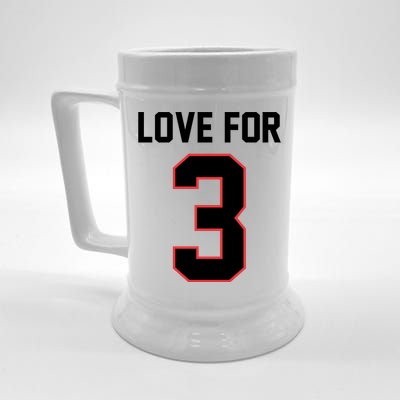 Love For 3 Buffalo Football Tribute Beer Stein