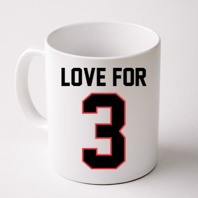 Love For 3 Buffalo Football Tribute Coffee Mug