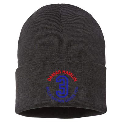 Love For 3 Pray For Damar Strong Sustainable Knit Beanie