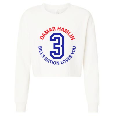 Love For 3 Pray For Damar Strong Cropped Pullover Crew