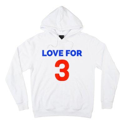 Love For 3 Football Hoodie