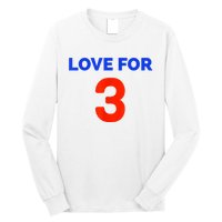 Love For 3 Football Long Sleeve Shirt