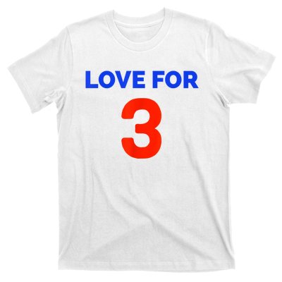 Love For 3 Football T-Shirt