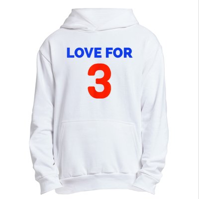 Love For 3 Football Urban Pullover Hoodie