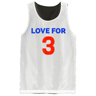 Love For 3 Football Mesh Reversible Basketball Jersey Tank