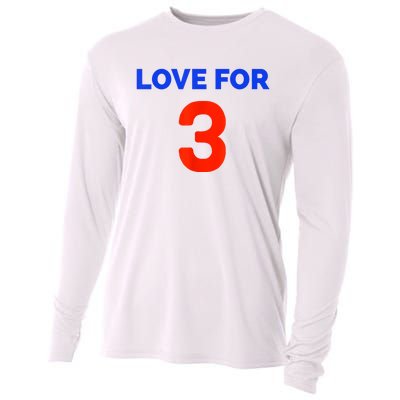 Love For 3 Football Cooling Performance Long Sleeve Crew