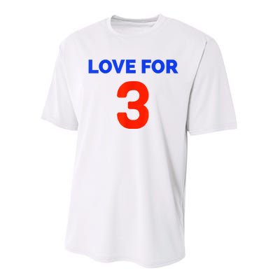 Love For 3 Football Performance Sprint T-Shirt