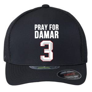 Love For 3 Pray For Damar Flexfit Unipanel Trucker Cap