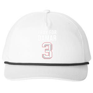 Love For 3 Pray For Damar Snapback Five-Panel Rope Hat