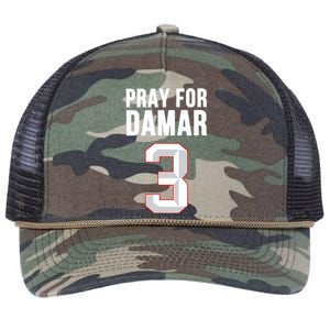 Love For 3 Pray For Damar Retro Rope Trucker Hat Cap