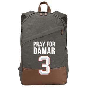 Love For 3 Pray For Damar Cotton Canvas Backpack