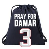 Love For 3 Pray For Damar Drawstring Bag