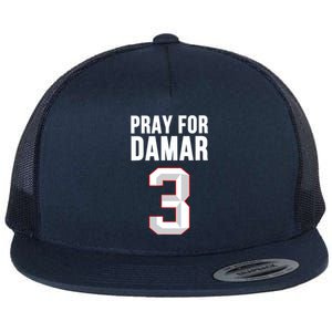 Love For 3 Pray For Damar Flat Bill Trucker Hat