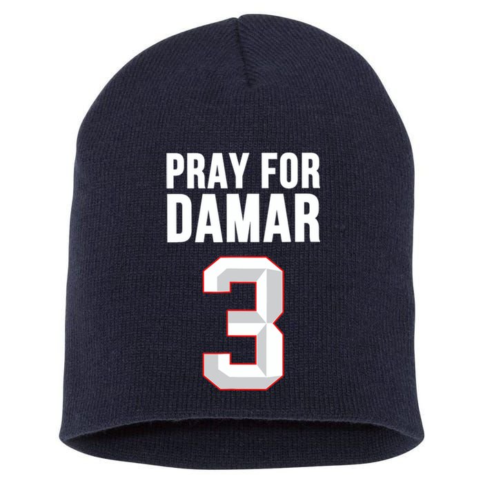 Love For 3 Pray For Damar Short Acrylic Beanie