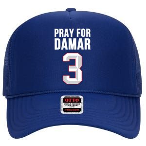 Love For 3 Pray For Damar High Crown Mesh Back Trucker Hat