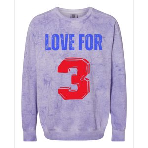 Love For 3 Damar We are with you Damar Colorblast Crewneck Sweatshirt