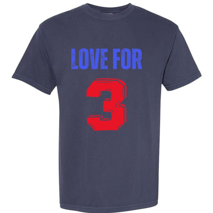 Love For 3 Damar We are with you Damar Garment-Dyed Heavyweight T-Shirt