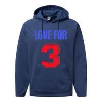 Love For 3 Damar We are with you Damar Performance Fleece Hoodie