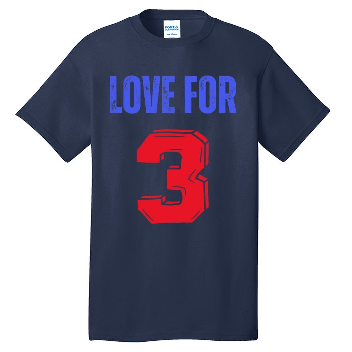 Love For 3 Damar We are with you Damar Tall T-Shirt