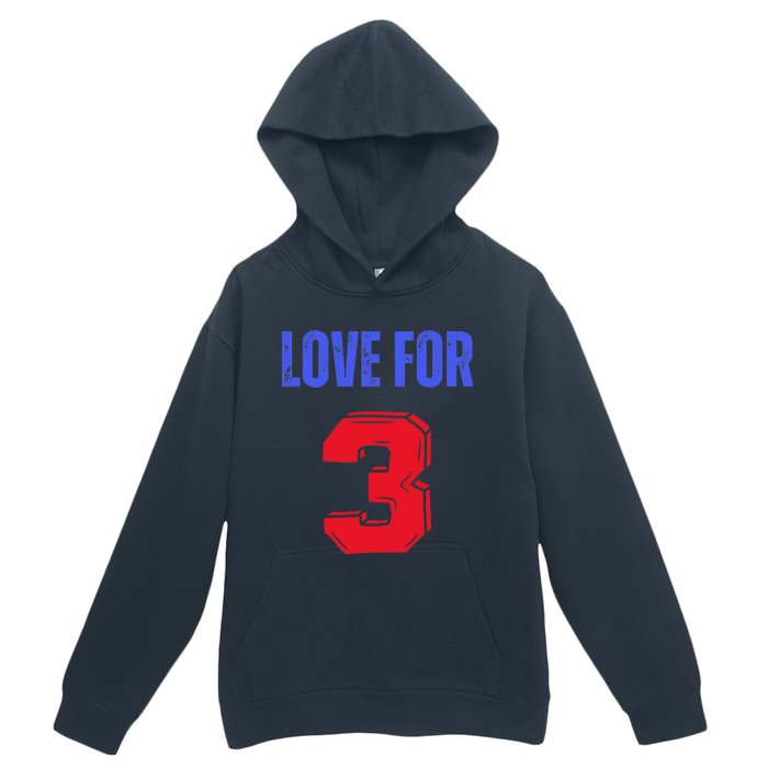 Love For 3 Damar We are with you Damar Urban Pullover Hoodie