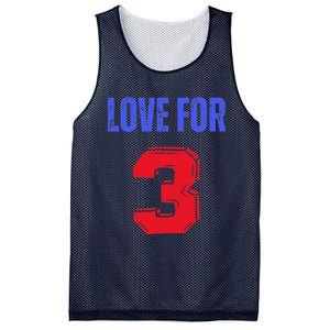 Love For 3 Damar We are with you Damar Mesh Reversible Basketball Jersey Tank