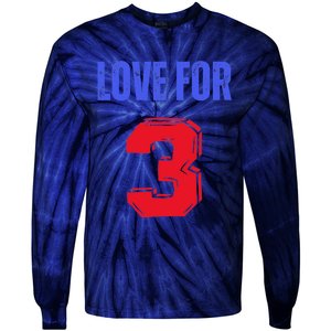 Love For 3 Damar We are with you Damar Tie-Dye Long Sleeve Shirt